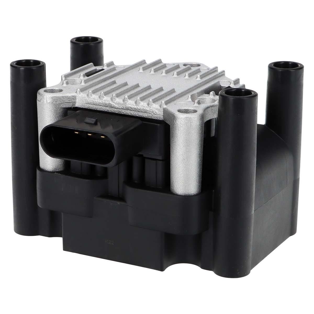 BOBINA 4 TERMINALES BOSCH SEAT IBIZA, TOLEDO, VW JETTA, GOL, SAVEIRO, POLO, LUPO, 1.2, 1.6, 1.8, 2.0 L4 2002-2017